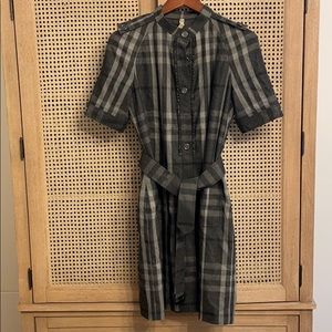 Burberry coat dress with belt